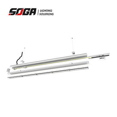 Beyaz Kapak U Şekli ile Ticari LED Lineer Trunking Işık Sistemi